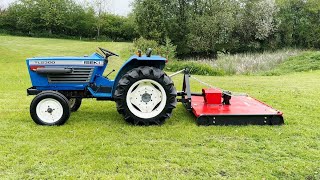 ISEKI TL2300 2WD Compact Tractor amp New 14 Topper Mower [upl. by Vano]