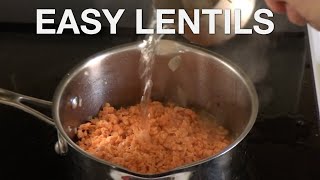 Easy Lentils  You Suck at Cooking episode 46 [upl. by Nikral]