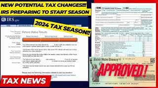 2024 IRS TAX REFUND UPDATE  UPDATED TAX CHANGES Refund Delays Amended Returns ID Verification [upl. by Ihcelek]