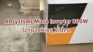 APsystems 800W Micro Inverter Unpacking Video [upl. by Ylatan]