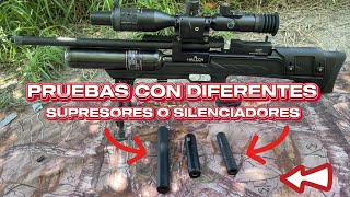 EL MEJOR SUPRESOR O SILENCIADOR PARA RIFLES PCP pcp silenciador airgunshooting [upl. by Oderfliw]