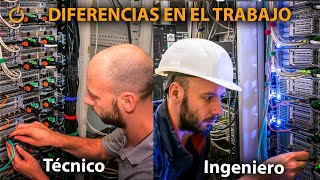 Diferencia entre Técnico de redes de sistemas Vs Ingeniero de Telecomunicaciones [upl. by Gnuy]