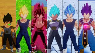 DBZ Kakarot MOD  Vegeta Transformations quotUltra Egoquot amp Ultimate Attack 4K 60FPS [upl. by Yditsahc]