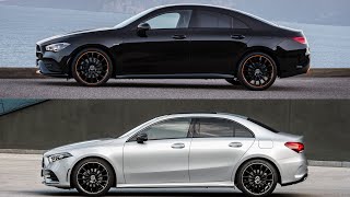 MERCEDES CLA 180 VS A180 SEDAN [upl. by Rhpotsirhc]