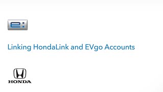 Honda Prologue  Linking HondaLink and EVgo Accounts [upl. by Christine973]