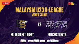 LIVE Malaysia U23 DLeague  12PMUCSI  Selangor EST Jersey VS Hillcrest Grays [upl. by Ane]