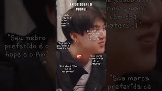 💫 SOBRE O MIN YOONGI 💫SHORTS YOONGI BTS FATOS [upl. by Aenit181]