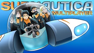 SUBNAUTICA WITH FOUR IS PURE CHAOS  Subnautica Multiplayer [upl. by Yevol]