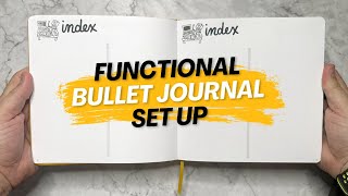 A Functional New Year Bullet Journal Set Up [upl. by Aicinet]