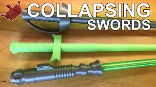 3D Printed Collapsing Swords [upl. by Oretna]