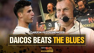 Triple Ms Call Of Nick Daicos Game Winning Goal To Beat The Blues  Triple M Footy [upl. by Anitsim]