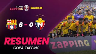 Barcelona SC 6  0 El Nacional  CopaZapping primera edición [upl. by Yrtnej269]