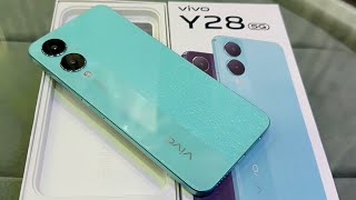 Vivo Y28 5G 8GB128GB UnboxingFirst Look amp Review 🔥  Vivo Y28 5G Price Spec amp Many More [upl. by Enilaf]