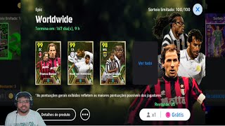 PACK OPENING NA BOX EPICA GRATIS NO EFOOTBALL 2025 MOBILE [upl. by Ydnem57]