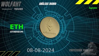 Pronóstico de ETH 07082024 – Análisis diario de Ethereum – precio de ethereum hoy [upl. by Roselin441]