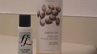 Emu Oil And Castor Oil Hairline Growth Treatment [upl. by Atnoek733]