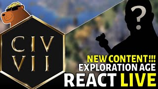 NEW CIV 7 CONTENT React Live With Ursa  Exploration Age Religion Navy New Civ amp Leader [upl. by Lemak]