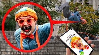 BLIPPI EXE chasing on the playground If EVIL BLIPPI is calling you  run [upl. by Akemal]