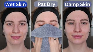 How to apply Skincare on Damp Skin [upl. by Aissak942]