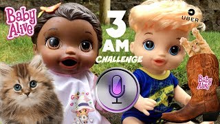 BABY ALIVE does the 3AM CHALLENGE FRIENDS amp FAILS The Lilly and Mommy Show The Toytastic Sisters [upl. by Floris295]