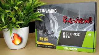 Zotac GTX 1660 Super Graphics Card Review [upl. by Hackney]