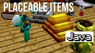 Tons of Placeable Items Now in Minecraft [upl. by Nali]