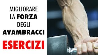 FORZA AVAMBRACCI ESERCIZI PER MIGLIORARLA [upl. by Suoivatra]