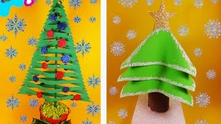 Pinos navideños de fomi 2 diseños diferentes ❅SUPERMANUALIDADES❅ [upl. by Tal685]