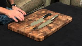 Wusthof Ikon vs Global — Santoku Knife [upl. by Savannah859]