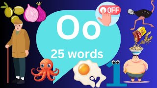 Words starts with letter OO letter words Oletter phonic sound [upl. by Iggie]