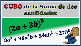 Cubo de la Suma de Dos Cantidades REVOLUCIONADA ¡EXPLICADA en 10 minutos [upl. by Tanney17]