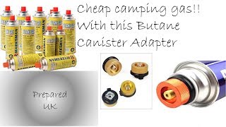 Camping Gas Canister Adapter [upl. by Nosyarg801]