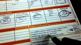 Checking a landlord gas safety certificate [upl. by Hepsoj]