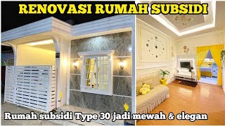 Renovasi rumah subsidi Type 3060 teras minimalis modern [upl. by Sualkin208]