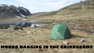 Munro Bagging Wild Camp  Cairngorms  Scotland [upl. by Idihsar]