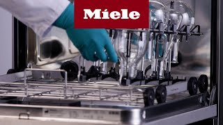 Système de chargement EasyLoad pour la verrerie de laboratoire  Miele Professional [upl. by Leiuqese]