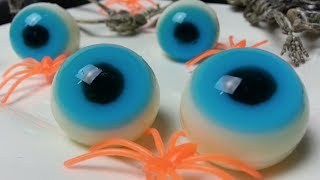 HOW TO MAKE GUMMYJELLO EYEBALLS [upl. by Reahard468]