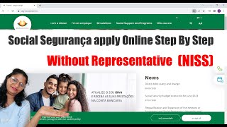 How Apply 🇵🇹Segurança Social OnlineNiss Number Apply OnlineTax Number Apply Online [upl. by Cochran]