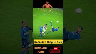 Cristiano Ronaldo Bicycle Kick cristianoronaldo shorts football cr7 [upl. by Merkle]