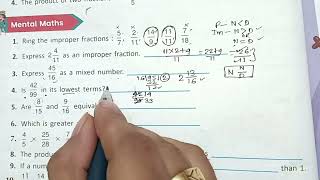 Fractions for class 5  Class 5 maths chapter 4 Fractions  Math class 5  Class 5 math [upl. by Naellij]