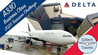 Delta One A330200 Business Class 2020 Transcon Challenge Ep 1 and Seattle Sky Club Review [upl. by Susanetta]