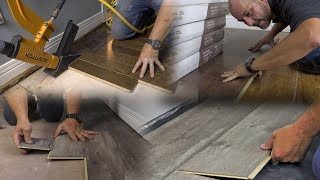 How to Install Vinyl Flooring  Laminate Flooring and Hardwood [upl. by Akinhoj]