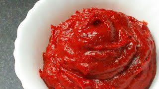 How to make Red Chilli Sauce at home  Easy and Quick Red Chilli Sauce [upl. by Anhoj178]