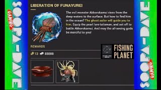 Liberation Of Funayurei Mission Fishing Planet Halloween Event [upl. by Ennaimaj967]