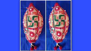 shrifal decoration  narial decoration  coconut decoration  diy coconut decoration for wedding [upl. by Chassin521]