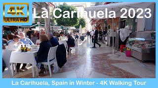 La Carihuela the restaurant mile between Torremolinos and Benalmádena Spain 🇪🇸  Jan2023  4K UHD [upl. by Vale142]