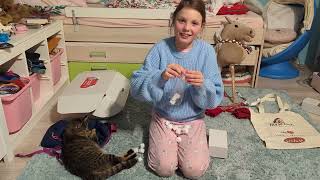 Otwieramy kalendarz adwentowy Hobby Horse  Daily Vlog 20  gościnnie kot 🐱 [upl. by Erdied]