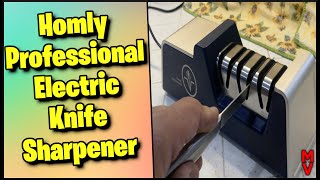 Homly Professional Electric Knife Sharpener Review  MumblesVideos Product Review [upl. by Rame]