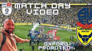 OXFORD UNITED WIN PROMOTION TO THE CHAMPIONSHIP Bolton Wanderers 02 Oxford United [upl. by Enom]