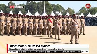 KDF Pass Out Parade happening now at Defence Forces Recruits Training School in Eldoret [upl. by Toscano]